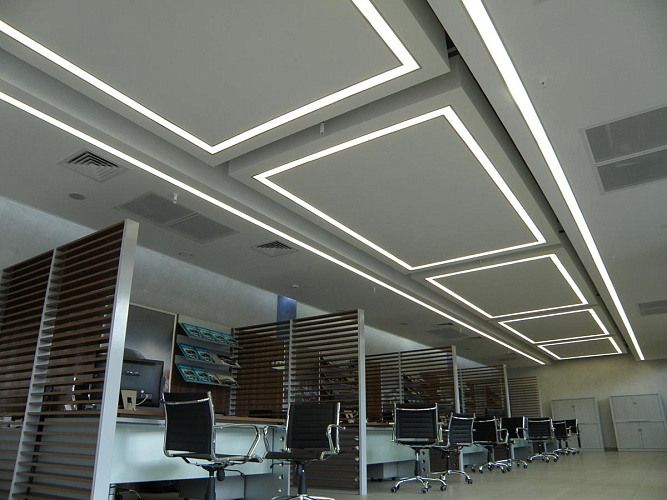 Автосалон Mercedes-Benz - освещение рис.2
